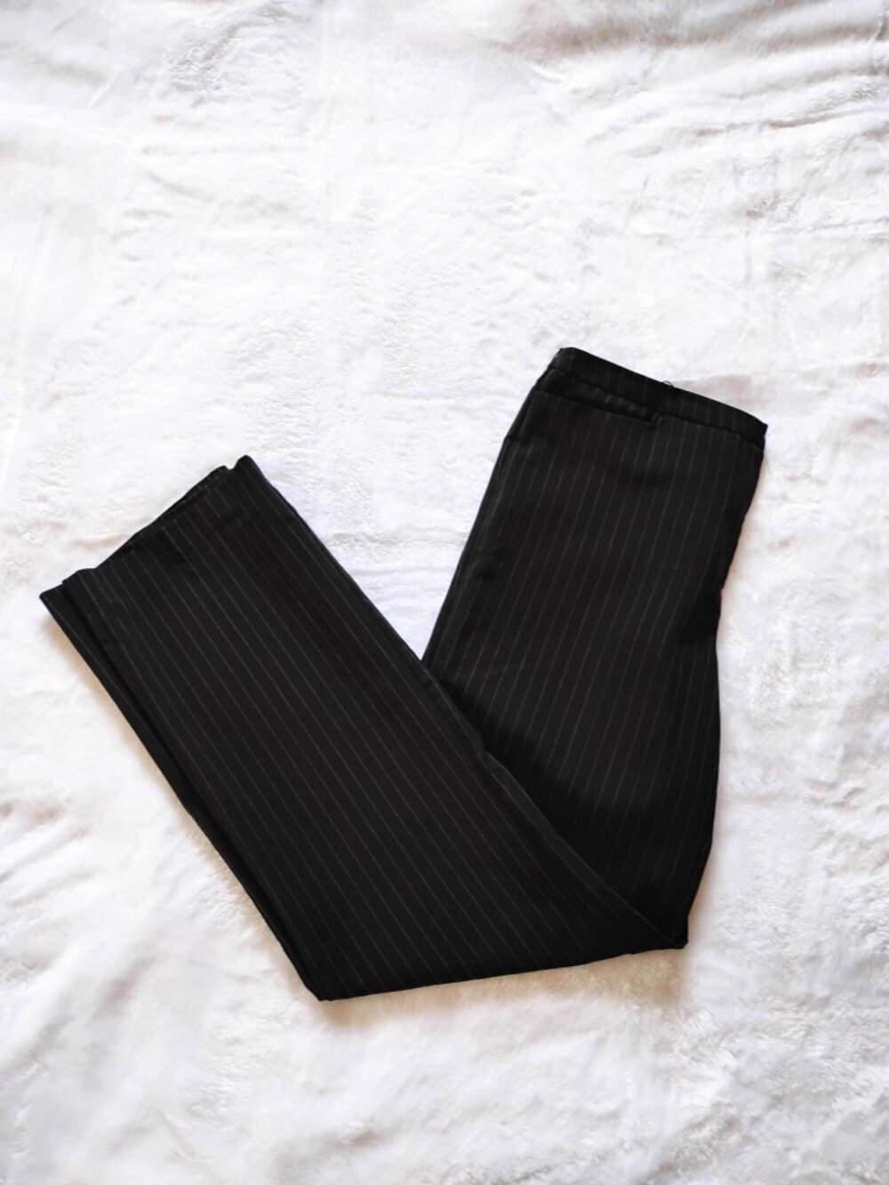 New York & Company black pinstripe office work pants